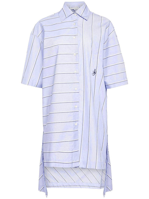 JW ANDERSON STRIPED SHIRT DRESS